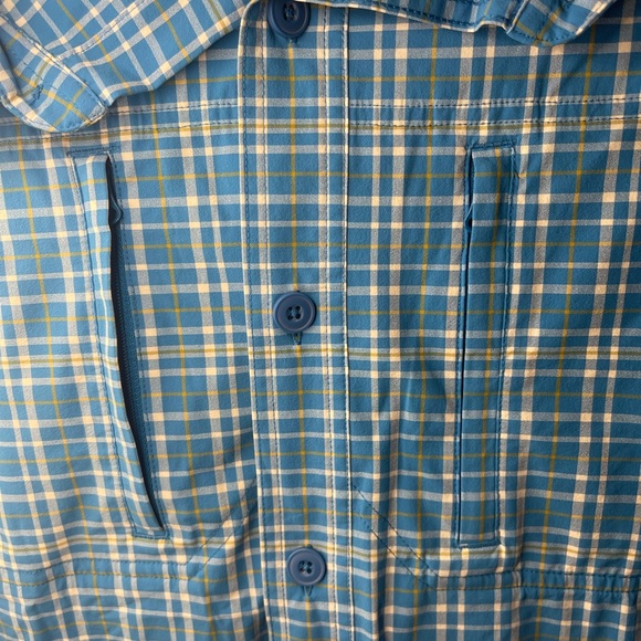 Duluth Trading Co Button Up XL Blue - Picture 2 of 4